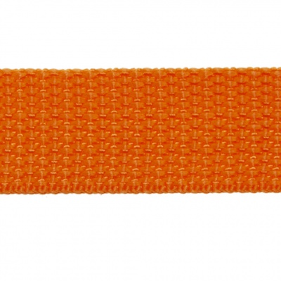 Стропа текстильная, шир. 25 мм (в нам. 50+/-1 ярд), цвет оранжевый - купить в Махачкале. Цена: 409.94 руб.