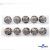 119-02 Кнопки пришивные декоративные металл 25 мм, цв.-никель - купить в Махачкале. Цена: 30.23 руб.