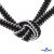 Шнурки #108-4, плоские 130 см, цв.-чёрно/белый - купить в Махачкале. Цена: 47.52 руб.