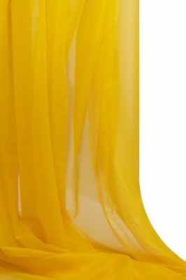 Портьерный капрон 13-0858, 47 гр/м2, шир.300см, цвет 21/жёлтый - купить в Махачкале. Цена 137.27 руб.