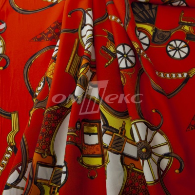 Плательная ткань "Фламенко" 16.1, 80 гр/м2, шир.150 см, принт этнический - купить в Махачкале. Цена 241.49 руб.