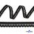 Лента эластичная вязаная (резинка бельевая), #3832, шир.13 мм, цв.чёрная - купить в Махачкале. Цена: 10.49 руб.