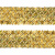 Тесьма с пайетками D16, шир. 35 мм/уп. 25+/-1 м, цвет золото - купить в Махачкале. Цена: 1 281.60 руб.