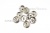 Кнопки пришивные 30 мм никель - купить в Махачкале. Цена: 18.68 руб.