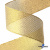 Лента металлизированная "ОмТекс", 50 мм/уп.22,8+/-0,5м, цв.- золото - купить в Махачкале. Цена: 149.71 руб.