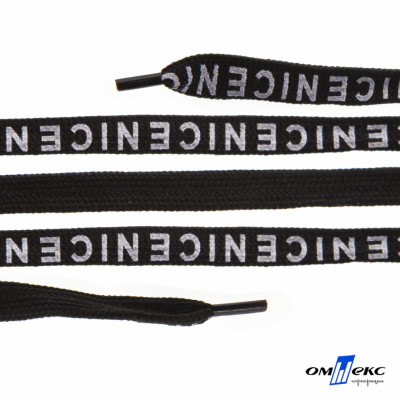 Шнурки #107-06, плоские 130 см, "СENICE" , цв.чёрный - купить в Махачкале. Цена: 23.03 руб.