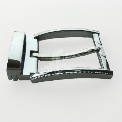Пряжка металлическая для мужского ремня 845005А#2 (шир.ремня 40 мм), цв.-никель - купить в Махачкале. Цена: 111.41 руб.