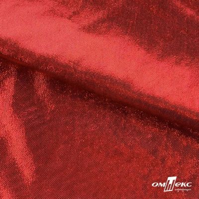 Трикотажное полотно голограмма, шир.140 см, #602 -красный/красный - купить в Махачкале. Цена 385.88 руб.
