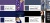 Костюмная ткань "Элис" 18-3921, 200 гр/м2, шир.150см, цвет голубика - купить в Махачкале. Цена 306.20 руб.