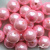0404-00108-Бусины пластиковые под жемчуг "ОмТекс", 16 мм, (уп.50гр=24+/-1шт) цв.101-св.розовый - купить в Махачкале. Цена: 44.18 руб.