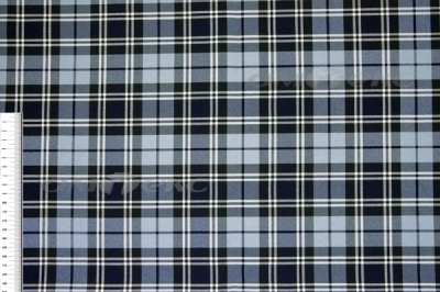 Ткань костюмная клетка Т7274 2004, 220 гр/м2, шир.150см, цвет т.синий/гол/бел - купить в Махачкале. Цена 