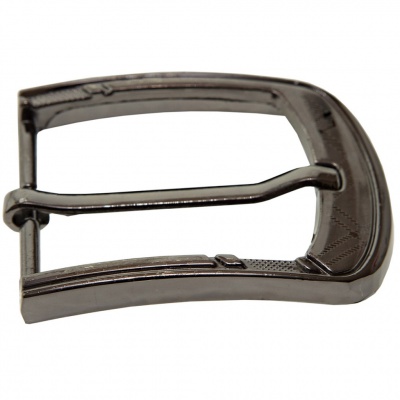 Пряжка металлическая для мужского ремня SC035#3 (шир.ремня 40 мм), цв.-тем.никель - купить в Махачкале. Цена: 43.93 руб.