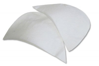 Плечевые накладки И-8 НЦ, составные, цвет белый - купить в Махачкале. Цена: 47.27 руб.