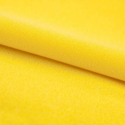 Креп стрейч Амузен 12-0752, 85 гр/м2, шир.150см, цвет жёлтый - купить в Махачкале. Цена 194.07 руб.