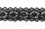 Тесьма кружевная 0621-1567, шир. 15 мм/уп. 20+/-1 м, цвет 080-чёрный - купить в Махачкале. Цена: 471.74 руб.