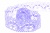 Тесьма кружевная 0621-2063, шир. 40 мм/уп. 20+/-1 м, цвет 107-фиолет - купить в Махачкале. Цена: 933.93 руб.
