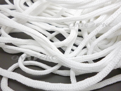 Шнур В-036 4 мм мелкое плетение 100 м белый - купить в Махачкале. Цена: 2.02 руб.