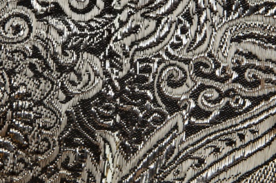 Ткань костюмная жаккард №11, 140 гр/м2, шир.150см, цвет тем.серебро - купить в Махачкале. Цена 383.29 руб.