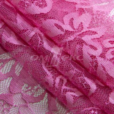 Кружевное полотно стрейч XD-WINE, 100 гр/м2, шир.150см, цвет розовый - купить в Махачкале. Цена 1 851.10 руб.