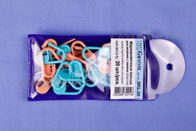 Кольцо маркировочное пластик МКL-12, 30 мм для вязания (12 шт) - купить в Махачкале. Цена: 119.89 руб.