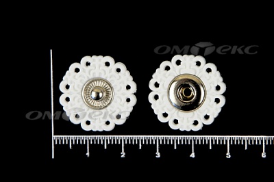 Кнопки пришивные №6 S20мм пластиковые белые - купить в Махачкале. Цена: 9.88 руб.