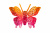 Бабочка декоративная пластиковая #10 - купить в Махачкале. Цена: 7.09 руб.