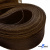 Регилиновая лента, шир.100мм, (уп.25 ярд), цв.- коричневый - купить в Махачкале. Цена: 694.13 руб.