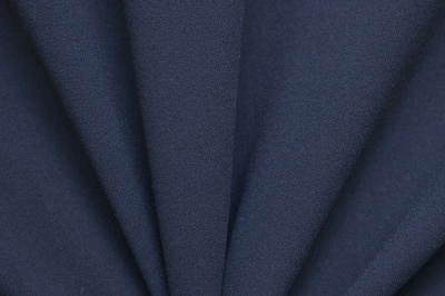 Костюмная ткань с вискозой "Бриджит", 210 гр/м2, шир.150см, цвет т.синий - купить в Махачкале. Цена 564.96 руб.