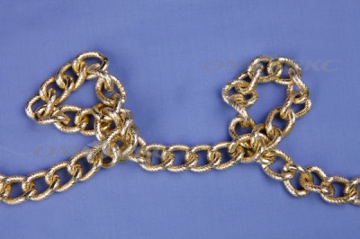 Цепь металл декоративная №92 золото (10+/-1 м)  - купить в Махачкале. Цена: 1 459.82 руб.