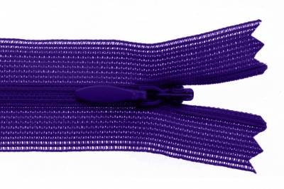 Молния потайная Т3 866, 20 см, капрон, цвет фиолетовый - купить в Махачкале. Цена: 5.27 руб.