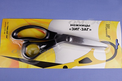 Ножницы ЗИГ-ЗАГ "MAXWELL" 230 мм - купить в Махачкале. Цена: 1 041.25 руб.