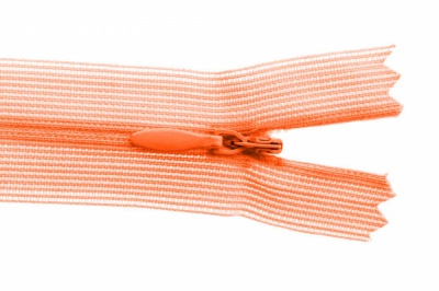 Молния потайная Т3 849, 50 см, капрон, цвет оранжевый - купить в Махачкале. Цена: 8.87 руб.
