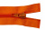 Спиральная молния Т5 849, 75 см, автомат, цвет оранжевый - купить в Махачкале. Цена: 16.28 руб.