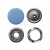 Кнопка рубашечная (закрытая) 9,5мм - эмаль, цв.182 - св.голубой - купить в Махачкале. Цена: 5.74 руб.