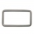 Рамка металлическая прямоугольная, 40 х 15 мм- тём.никель - купить в Махачкале. Цена: 4.60 руб.