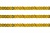 Пайетки "ОмТекс" на нитях, SILVER SHINING, 6 мм F / упак.91+/-1м, цв. 48 - золото - купить в Махачкале. Цена: 356.19 руб.
