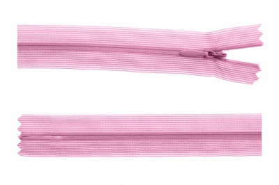 Молния потайная Т3 513, 60 см, капрон, цвет св.розовый - купить в Махачкале. Цена: 10.13 руб.