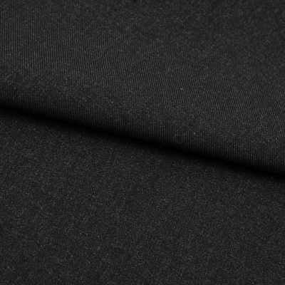 Ткань костюмная 24880 2022, 220 гр/м2, шир.150см, цвет чёрный - купить в Махачкале. Цена 446.45 руб.