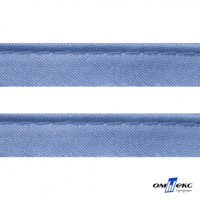 Кант атласный 126, шир. 12 мм (в упак. 65,8 м), цвет голубой - купить в Махачкале. Цена: 237.16 руб.