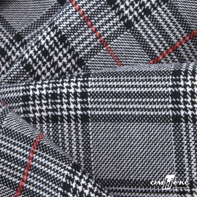 Ткань костюмная "Клер" 80% P, 16% R, 4% S, 200 г/м2, шир.150 см,#10 цв-серый/красный - купить в Махачкале. Цена 412.02 руб.
