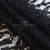 Кружевное полотно #2307, 145 гр/м2, шир.150см, цвет чёрный - купить в Махачкале. Цена 449.07 руб.