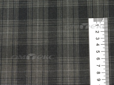 Ткань костюмная клетка 25235 2004, 185 гр/м2, шир.150см, цвет серый/бел - купить в Махачкале. Цена 